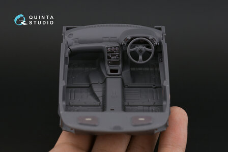 Quinta Studio QD24017 -  Nissan Skyline GT-R R32 3D-Printed &amp; coloured Interior on decal paper (Hasegawa) - 1:24