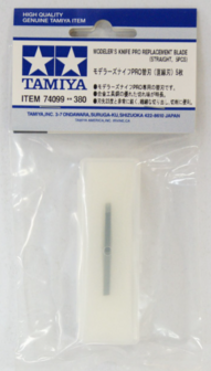 Tamiya 74099 - Modeler&#039;s Knife Pro Replacement Blade (Straight 5pcs)