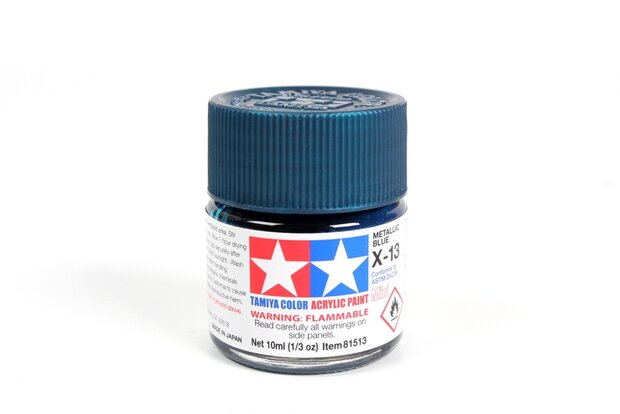 Tamiya 81513 - X13/X-13 Metallic Blue - 10ml