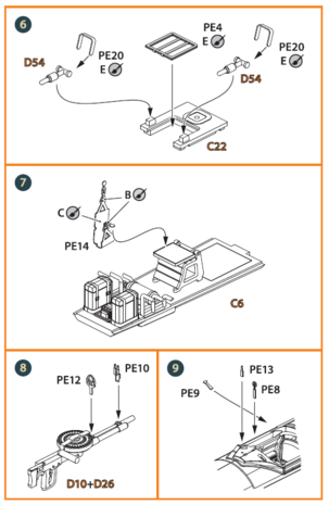 Clear Prop Models CPA72025 - Ki-51 Sonia PE parts (all versions) - 1:72