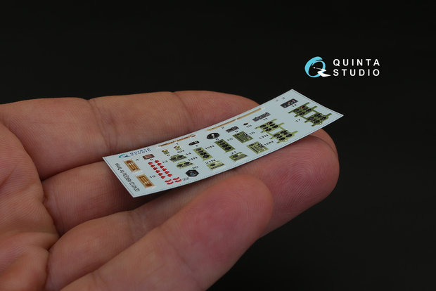 Quinta Studio QD48123 - A6M3 3D-Printed & coloured Interior on decal paper (for Tamiya kit) - 1:48