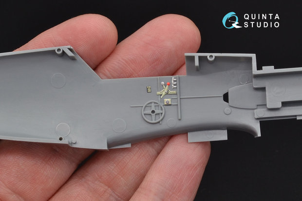 Quinta Studio QD48097 - Bf 109E 3D-Printed & coloured Interior on decal paper (for Tamiya kit) - 1:48