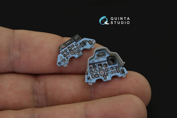 Quinta Studio QD48171 - Su-27UB 3D-Printed & coloured Interior on decal paper (for HobbyBoss kit) - 1:48