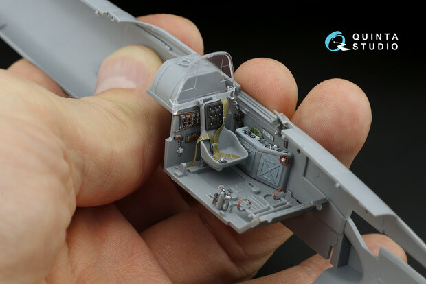 Quinta Studio QD48236 - IL-2 1943 (two-seat) 3D-Printed & coloured Interior on decal paper (for Zvezda kit) - 1:48 