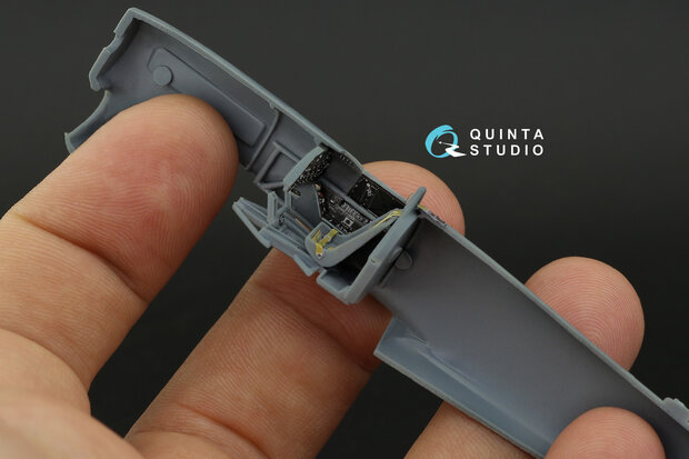 Quinta Studio QD72035 - Hawker Typhoon Mk.1b (early) 3D-Printed & coloured Interior on decal paper (for Brengun kit) - 1:72