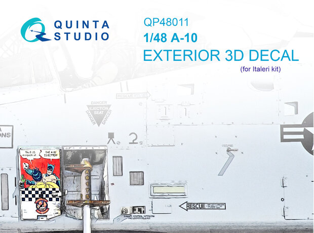 Quinta Studio QP48011 - A-10 Exterior (for Italeri kit) - 1:48