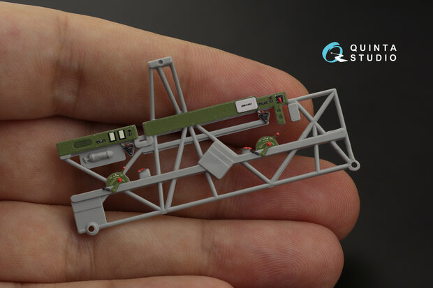 Quinta Studio QD48228 - T-6G 3D-Printed & coloured Interior on decal paper (for Italeri kit) - 1:48