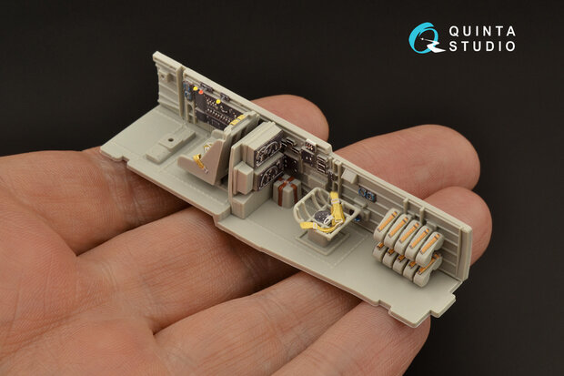 Quinta Studio QD48206 - Ju 87B-2/R-2 3D-Printed & coloured Interior on decal paper (for Italeri kit) - 1:48