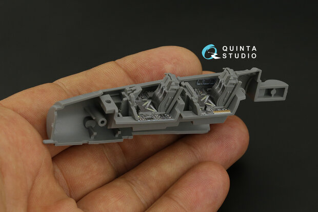 Quinta Studio QD72039 - F-15E 3D-Printed & coloured Interior on decal paper (for Academy kit) - 1:72