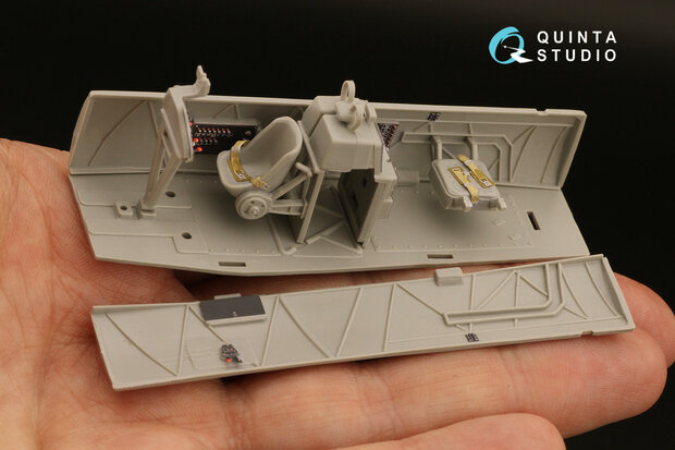 Quinta Studio QD48289 - Ar 196A-3 3D-Printed & coloured Interior on decal paper (for Italeri kit) - 1:48