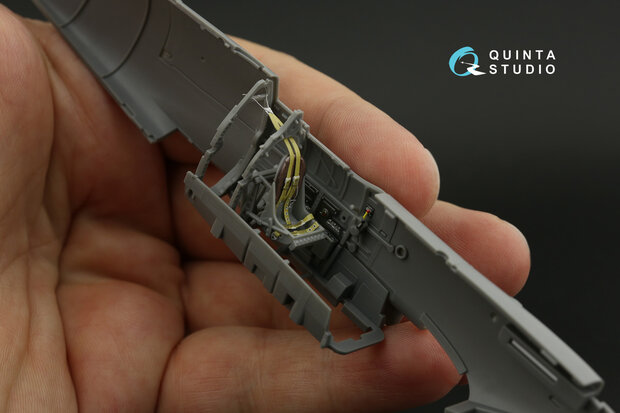 Quinta Studio QD48134 - Spitfire Mk.I 3D-Printed & coloured Interior on decal paper (for Tamiya kit) - 1:48