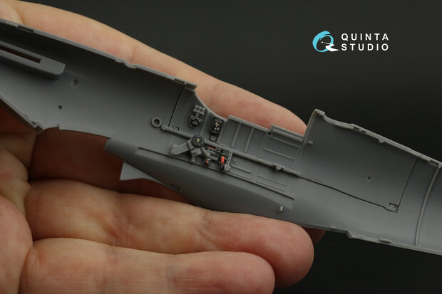 Quinta Studio QD48134 - Spitfire Mk.I 3D-Printed & coloured Interior on decal paper (for Tamiya kit) - 1:48