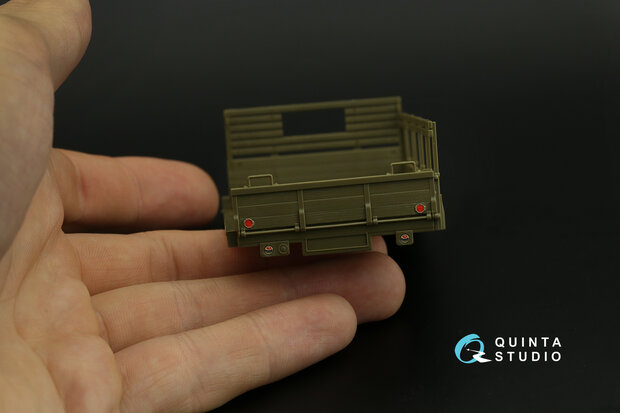 Quinta Studio QD48029 - GMC CCKW 353 (open cab) 3D-Printed & coloured Interior on decal paper (for Tamiya kit) - 1:48