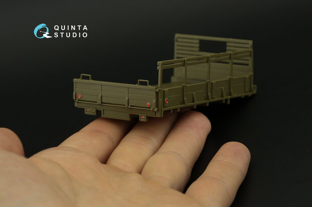 Quinta Studio QD48029 - GMC CCKW 353 (open cab) 3D-Printed & coloured Interior on decal paper (for Tamiya kit) - 1:48