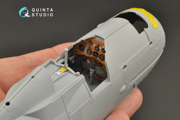 Quinta Studio QD32134 - Gloster Gladiator Mk I 3D-Printed & coloured Interior on decal paper (for ICM kit) - 1:32