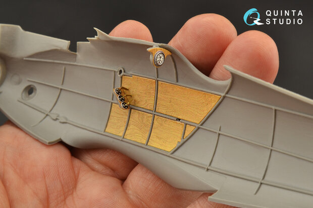 Quinta Studio QD32112 - Pfalz D.III 3D-Printed & coloured Interior on decal paper (for Roden kit) - 1:32