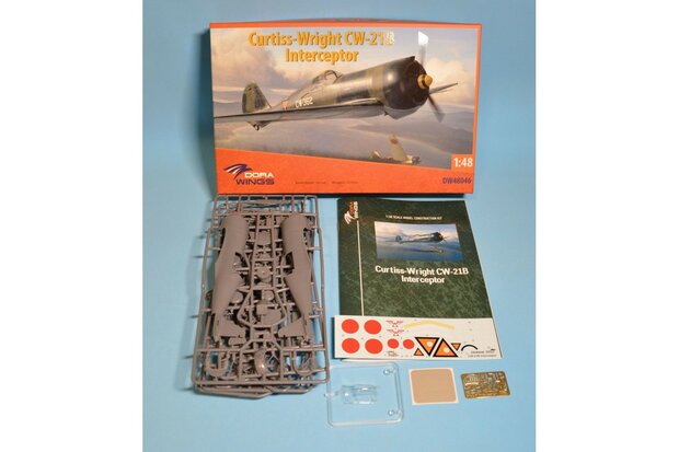 Dora Wings DW48046 - Curtiss-Wright CW-21B  Interceptor - 1:48