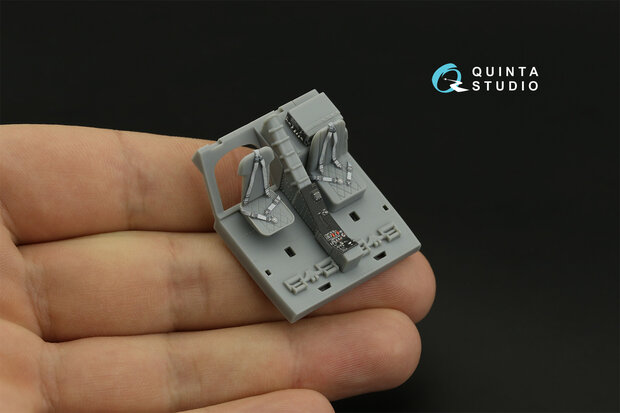 Quinta Studio QD48322 - Mi-4 3D-Printed & coloured Interior on decal paper (for Trumpeter kit) - 1:48