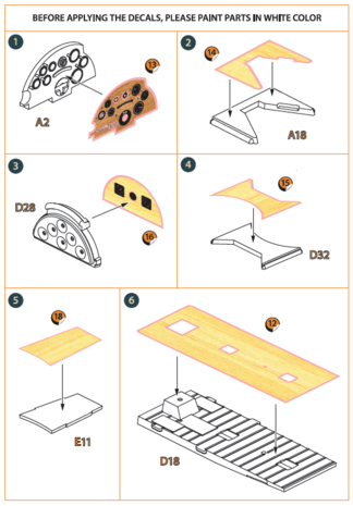 Clear Prop Models CPD72007 - Airco DH.9a decal set - 1:72