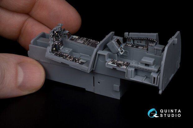 Quinta Studio QDS-48245 - F-4EJ Kai 3D-Printed & coloured Interior on decal paper (for ZM SWS kit) - Small Version - 1:48