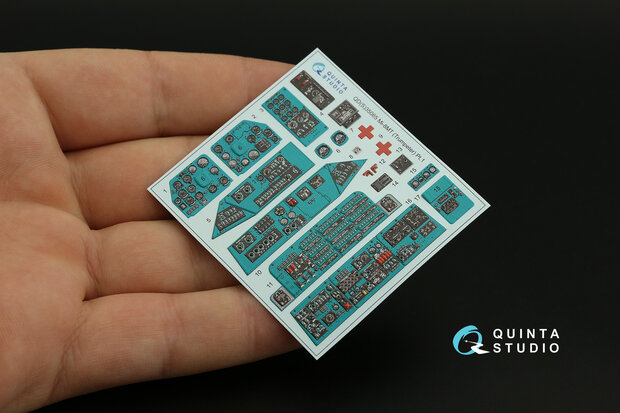 Quinta Studio QDS-35065 - Mi-8MT 3D-Printed & coloured Interior on decal paper (for Trumpeter kit) - Small Version - 1:35