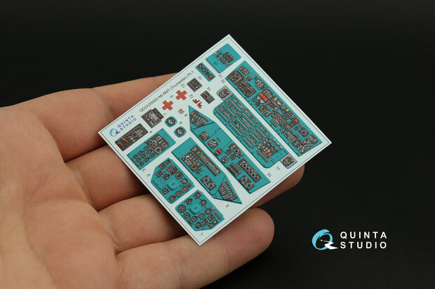 Quinta Studio QDS-35065 - Mi-8MT 3D-Printed & coloured Interior on decal paper (for Trumpeter kit) - Small Version - 1:35