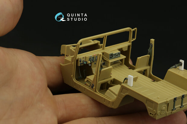 Quinta Studio QD48310 - HUMVEE family 3D-Printed & coloured Interior on decal paper (for Tamiya kit)