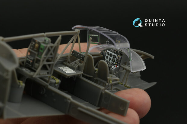 Quinta Studio QD48333 - Avro Anson Mk.I 3D-Printed & coloured Interior on decal paper (for Airfix kit) - 1:48