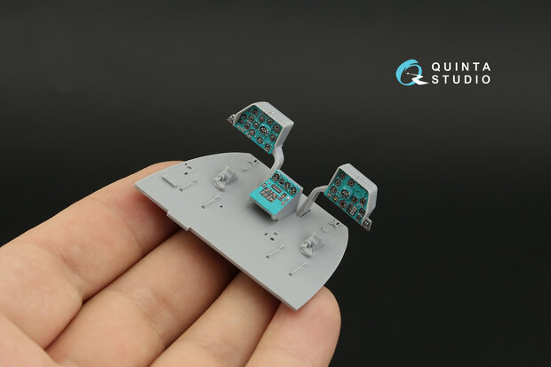 Quinta Studio QD48339 - Mi-8MT 3D-Printed & coloured Interior on decal paper (for Zvezda kit) - 1:48