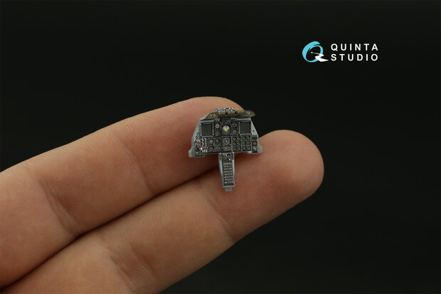 Quinta Studio QDS-48361 - A-10C 3D-Printed & coloured Interior on decal paper (for Hobby Boss kit) - Small Version  - 1:48