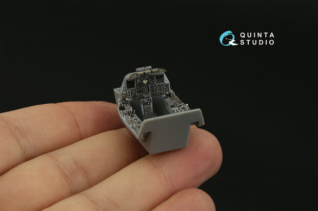 Quinta Studio QDS-48361 - A-10C 3D-Printed & coloured Interior on decal paper (for Hobby Boss kit) - Small Version  - 1:48