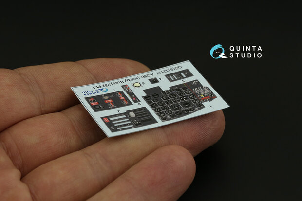 Quinta Studio QDS-32127 - A-26B 3D-Printed & coloured Interior on decal paper (Hobby Boss) - Small Version  - 1:32