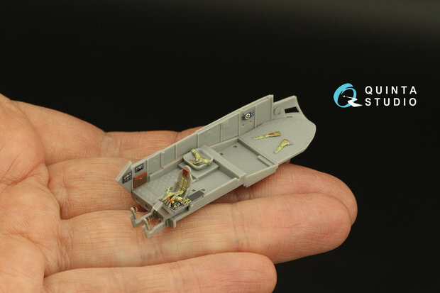 Quinta Studio QD72052 - Fw 189A 3D-Printed & coloured Interior on decal paper (For ICM kit)  - 1:72