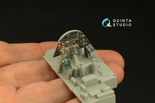 Quinta Studio QD48351 - TBF-1C 3D-Printed & coloured Interior on decal paper (for Hobby Boss kit)  - 1:48