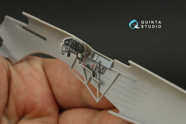 Quinta Studio QD48299 -  Yak-9T/DD  3D-Printed & coloured Interior on decal paper (for Modelsvit kit)  - 1:48