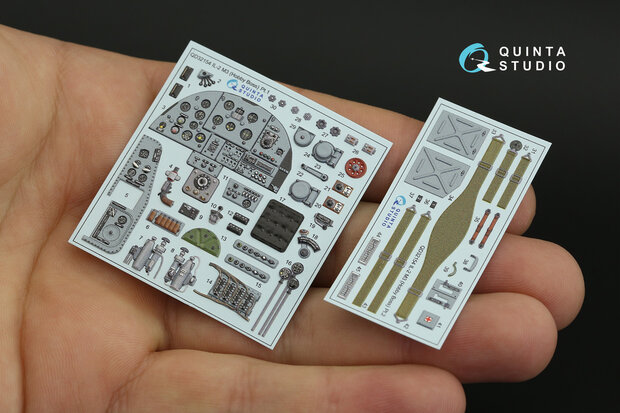 Quinta Studio QD32154 -  IL-2M3 3D-Printed & coloured Interior on decal paper (for Hobby Boss kit)  - 1:32