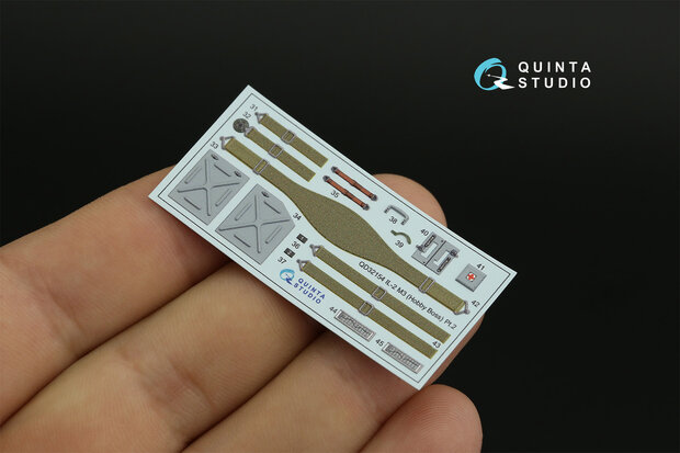 Quinta Studio QD32154 -  IL-2M3 3D-Printed & coloured Interior on decal paper (for Hobby Boss kit)  - 1:32