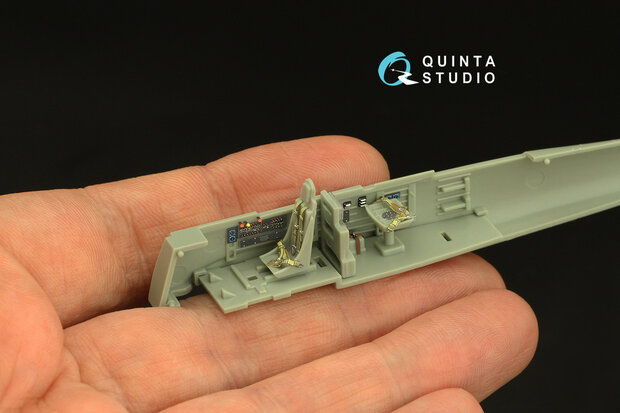 Quinta Studio QD72059 - Ju 87 D/G 3D-Printed & coloured Interior on decal paper (for Academy/Special Hobby kit) - 1:72