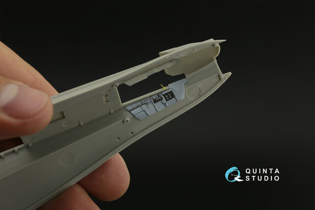 Quinta Studio QD48277 - F/A-18A 3D-Printed & coloured Interior on decal paper (for HobbyBoss kit) - 1:48