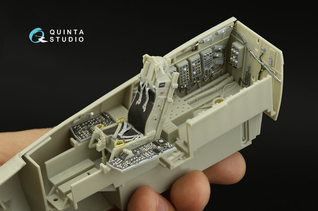 Quinta Studio QD32157 - F-15C Late/F-15J late 3D-Printed & coloured Interior on decal paper (for Tamiya kit) - 1:32