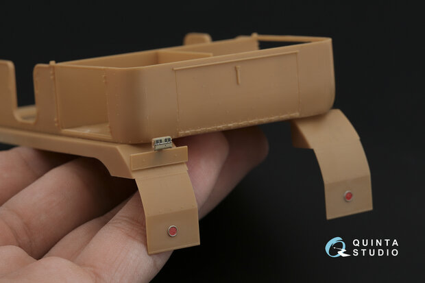 Quinta Studio QD35075 - Sd.Kfz.6-1 BN9b 3D-Printed & coloured Interior on decal paper (for Bronco kit) - 1:35