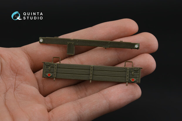 Quinta Studio QD35086 - ZiL-157 family 3D-Printed & coloured Interior on decal paper (for Trumpeter kit) - 1:35