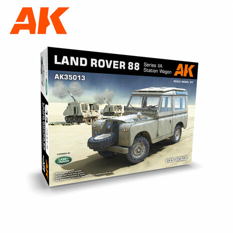 AK35013 - Land Rover 88 Series IIA Station Wagon - 1:35 - [AK Interactive]