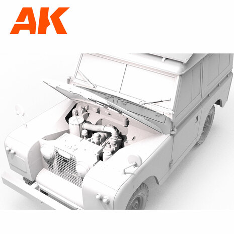 AK35013 - Land Rover 88 Series IIA Station Wagon - 1:35 - [AK Interactive]