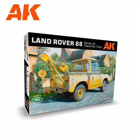 AK35014 - Land Rover 88 Series IIA Crane-Tow Truck - 1:35 - [AK Interactive]