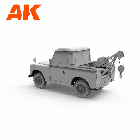 AK35014 - Land Rover 88 Series IIA Crane-Tow Truck - 1:35 - [AK Interactive]