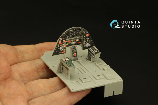 Quinta Studio QD32164 - TBF-1C Avenger 3D-Printed & coloured Interior on decal paper (for Trumpeter kit) - 1:32