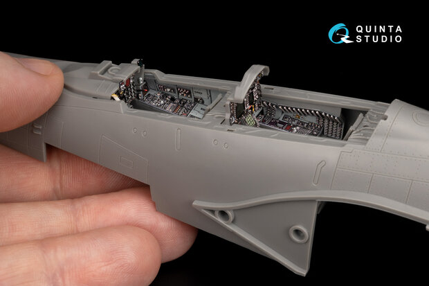 Quinta Studio QD48342 - F-4G late 3D-Printed & coloured Interior on decal paper  (for Meng kit) - 1:48