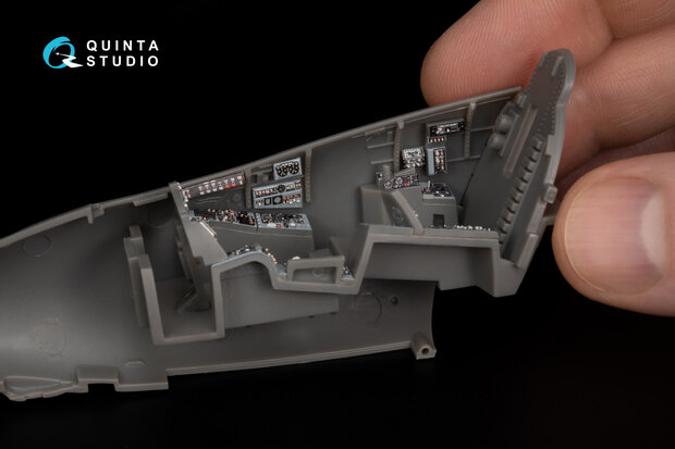 Quinta Studio QD48348 - Buccaneer S.2C/D 3D-Printed & coloured Interior on decal paper  (for Airfix kit) - 1:48