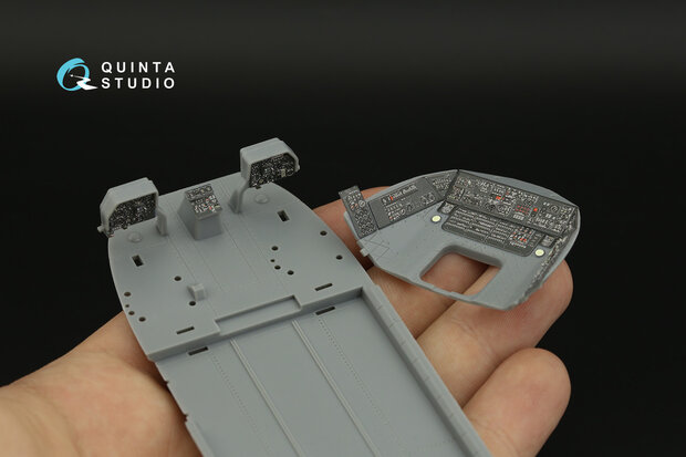 Quinta Studio QDS-48383 - Mi-17 3D-Printed & coloured Interior on decal paper (for Trumpeter kit) - Small Version - 1:48